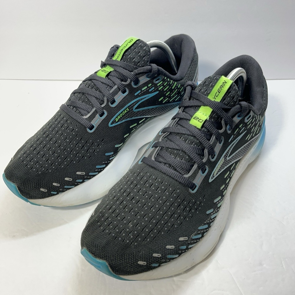Brooks Glycerin 20 Mens Size‎ 10 D (Medium) Running Shoes Black Blue 1103821D006